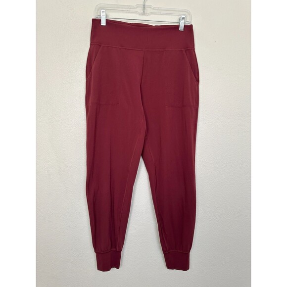Lululemon Align Joggers Burgundy Red High Rise Athleisure Stretch Women's 10 - Picture 2 of 8